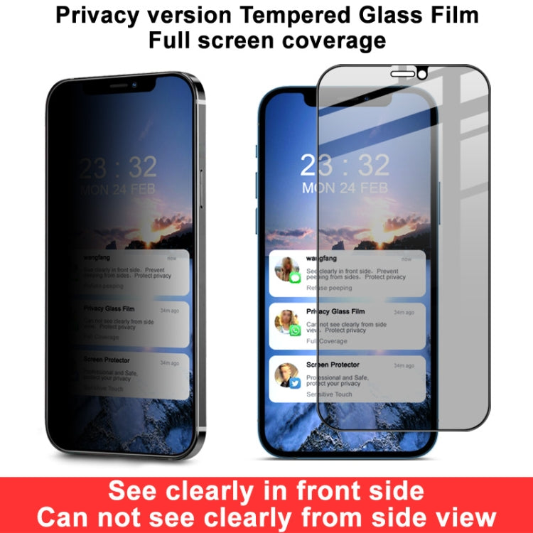 For iPhone 12 mini IMAK HD Anti-spy Tempered Glass Protective Film - iPhone 12 mini Tempered Glass by imak | Online Shopping UK | buy2fix