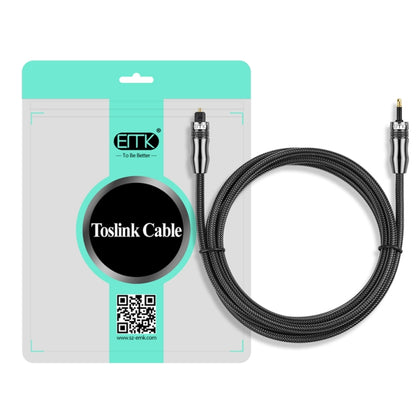 EMK OD6.0mm 3.5mm Digital Sound Toslink to Mini Toslink Digital Optical Audio Cable, Length:5m -  by EMK | Online Shopping UK | buy2fix