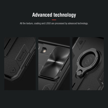 For Samsung Galaxy S21+ 5G NILLKIN Shockproof CamShield Armor Protective Case with Invisible Ring Holder(Black) - Galaxy S21+ 5G Cases by NILLKIN | Online Shopping UK | buy2fix