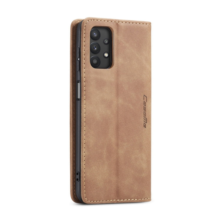 For Samsung Galaxy A32 5G CaseMe 013 Multifunctional Horizontal Flip Leather Case with Holder & Card Slot & Wallet(Brown) - Galaxy Phone Cases by CaseMe | Online Shopping UK | buy2fix