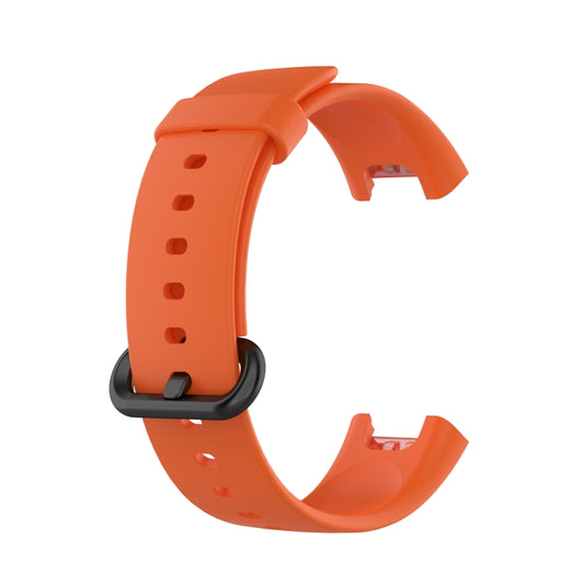 For Xiaomi Mi Watch Lite / Redmi Watch Silicone Watch Band, Size: One Size(Orange) - Smart Wear by buy2fix | Online Shopping UK | buy2fix