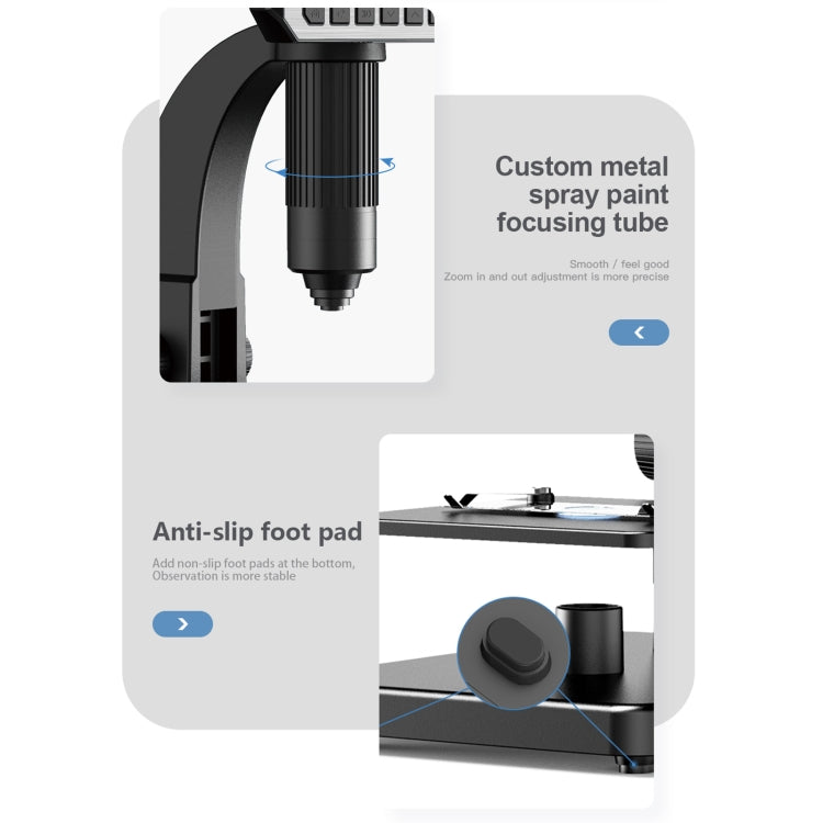 inskam315 7 inch IPS Screen 2000X 12MP HD Digital Microscope - Consumer Electronics by buy2fix | Online Shopping UK | buy2fix