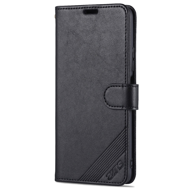 For Xiaomi Poco F3 AZNS Sheepskin Texture Horizontal Flip Leather Case with Holder & Card Slots & Wallet(Black) - Xiaomi Cases by AZNS | Online Shopping UK | buy2fix