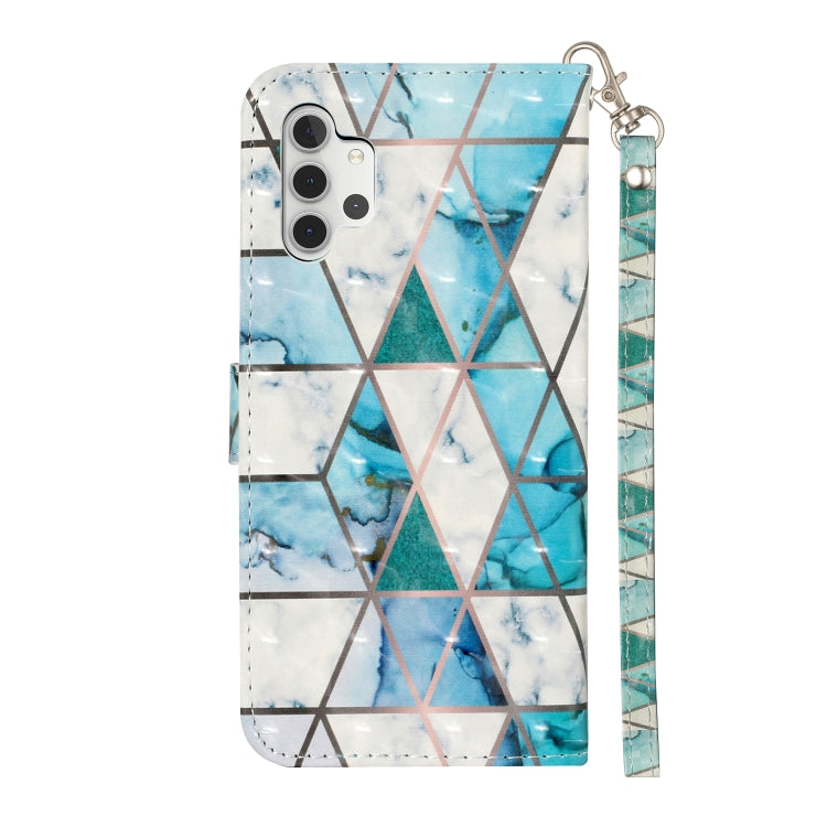 For Samsung Galaxy A32 5G 3D Pattern Horizontal Flip PU Leather Case with Holder & Card Slots & Wallet(Marble Stitching) - Galaxy Phone Cases by imak | Online Shopping UK | buy2fix