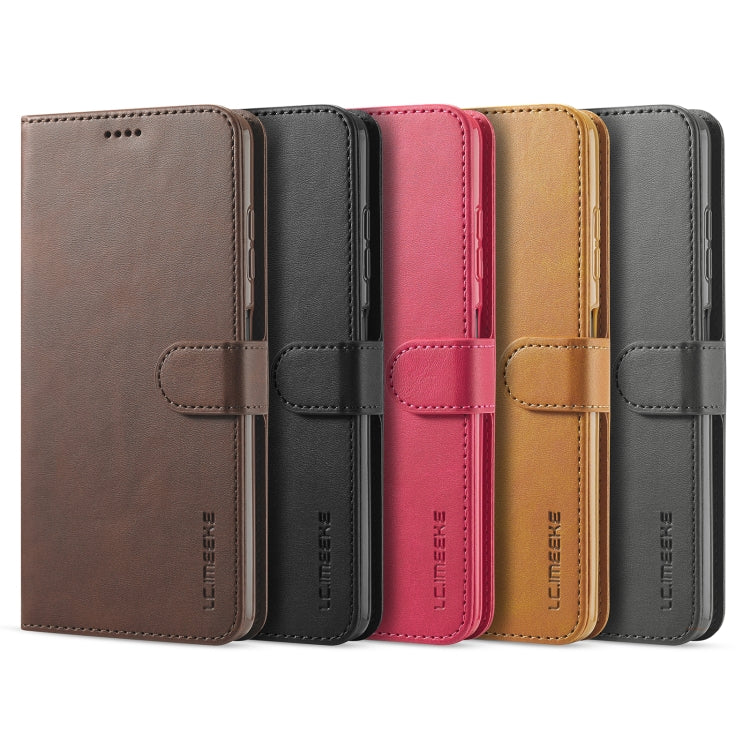 For Xiaomi Poco X3 NFC LC.IMEEKE Calf Texture Horizontal Flip Leather Case with Holder & Card Slots & Wallet(Brown) - Xiaomi Cases by LC.IMEEKE | Online Shopping UK | buy2fix