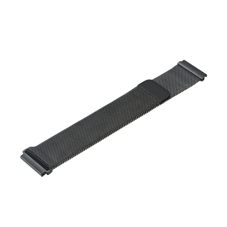 20mm Milanese Stainless Steel Replacement Watchband for Amazfit GTS / Amazfit GTS 2(Black) - Smart Wear by buy2fix | Online Shopping UK | buy2fix