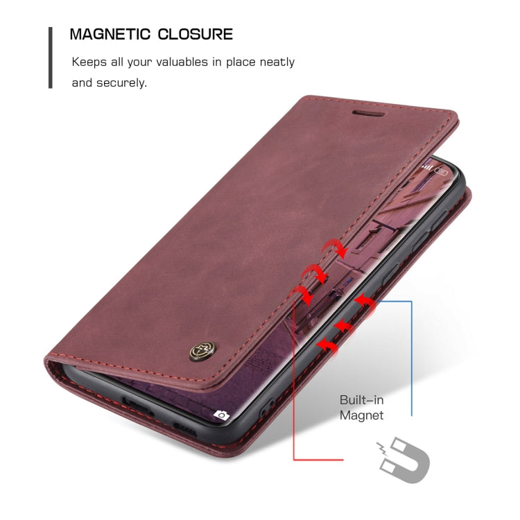 For Xiaomi Mi 11 CaseMe 013 Multifunctional Horizontal Flip Leather Case with Holder & Card Slot & Wallet(Wine Red) - Xiaomi Cases by CaseMe | Online Shopping UK | buy2fix