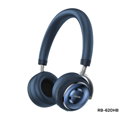 REMAX RB-620HB Bluetooth 5.0 Metal Wireless Bluetooth Headset(Blue) - Headset & Headphone by REMAX | Online Shopping UK | buy2fix