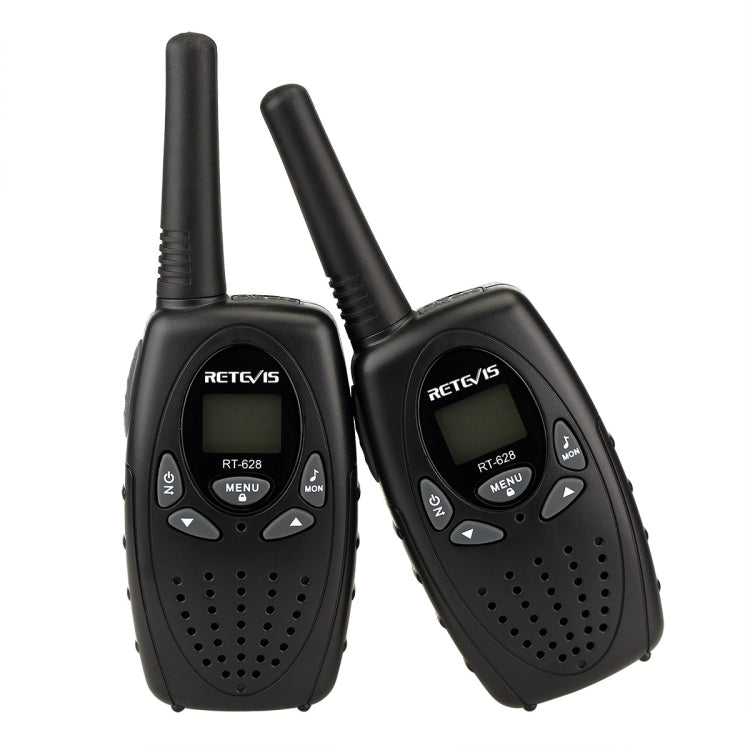 1 Pair RETEVIS RT628 0.5W EU Frequency 446MHz 8CHS Handheld Children Walkie Talkie(Black) - Consumer Electronics by RETEVIS | Online Shopping UK | buy2fix