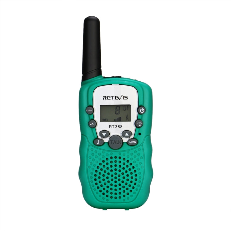 1 Pair RETEVIS RT388 0.5W EU Frequency 446MHz 8CHS Handheld Children Walkie Talkie(Green) - Children by RETEVIS | Online Shopping UK | buy2fix