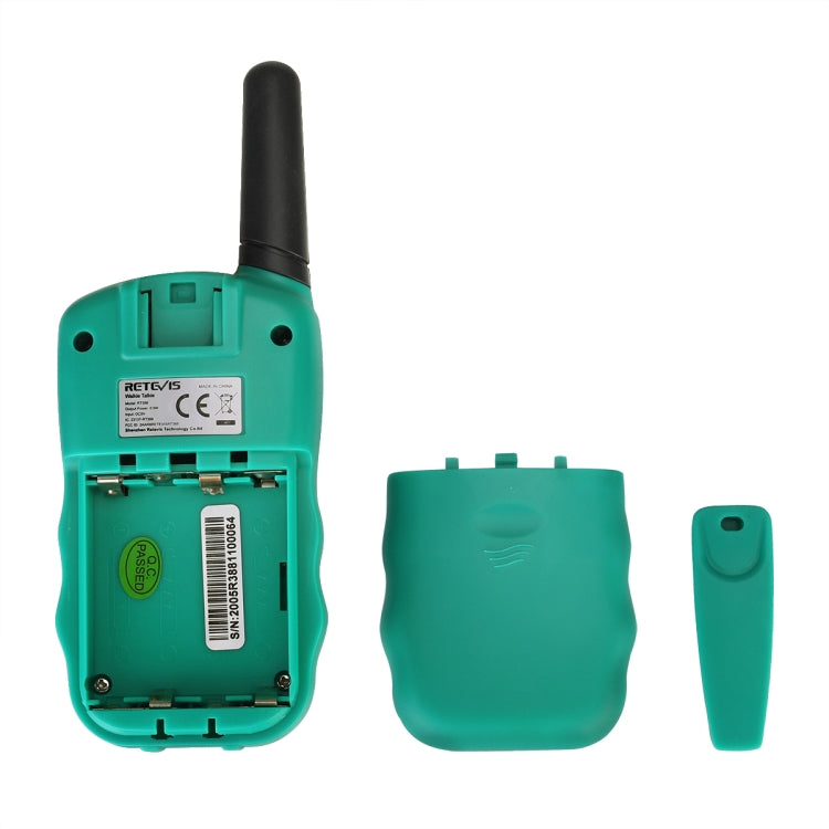 1 Pair RETEVIS RT388 0.5W EU Frequency 446MHz 8CHS Handheld Children Walkie Talkie(Green) - Children by RETEVIS | Online Shopping UK | buy2fix