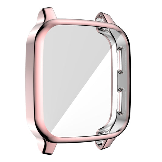 For Garmin Venu Sq Full Coverage TPU Electroplating Protective Case(Pink) - Smart Wear by buy2fix | Online Shopping UK | buy2fix