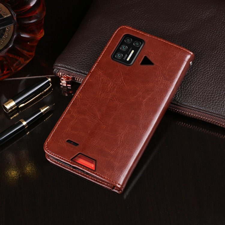 For Umidigi Bison GT idewei Crazy Horse Texture Horizontal Flip Leather Case with Holder & Card Slots & Wallet(Brown) - More Brand by idewei | Online Shopping UK | buy2fix