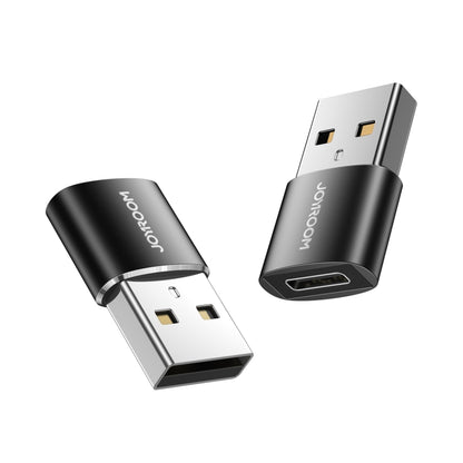 JOYROOM S-H152 3A USB Male to USB-C / Type-C Female OTG Adapter(Black) - OTG Adapter by JOYROOM | Online Shopping UK | buy2fix