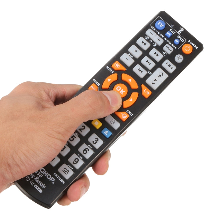 CHUNGHOP L336 Universal Smart Learning Remote Controller for TV / CBL / DVD(Black) - Universal by CHUNGHOP | Online Shopping UK | buy2fix