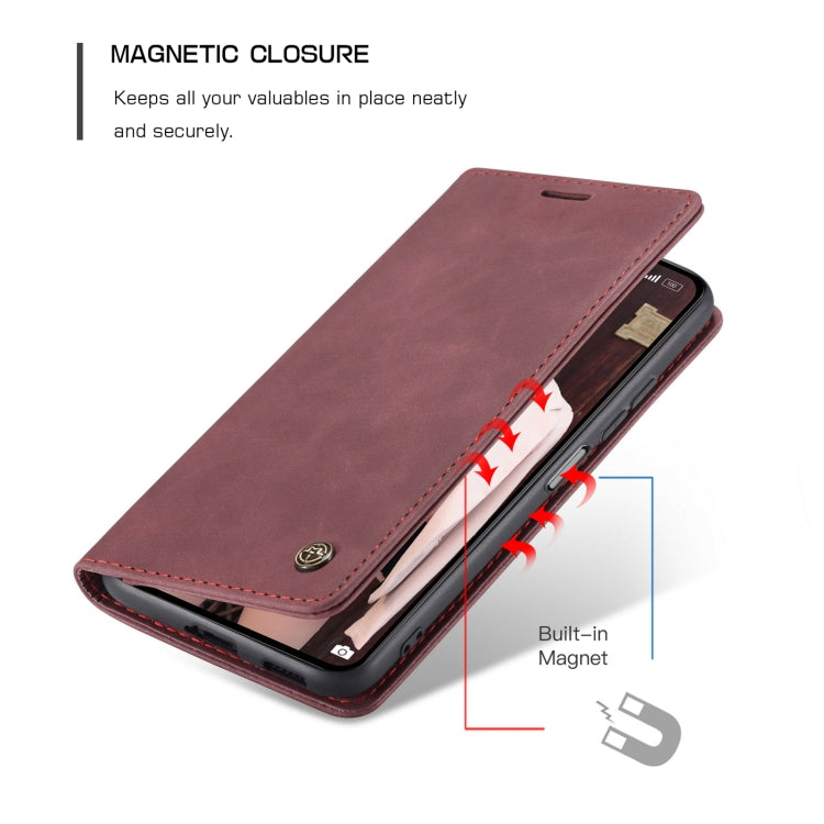 For Xiaomi Mi 11 Lite CaseMe 013 Multifunctional Horizontal Flip Leather Case, with Card Slot & Holder & Wallet(Wine Red) - Xiaomi Cases by CaseMe | Online Shopping UK | buy2fix