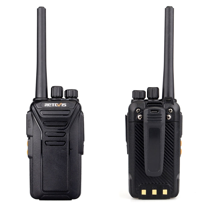 RETEVIS RT27 0.5W EU Frequency 446MHz 16CHS FRS Two Way Radio Handheld Walkie Talkie, EU Plug(Black) - Handheld Walkie Talkie by RETEVIS | Online Shopping UK | buy2fix