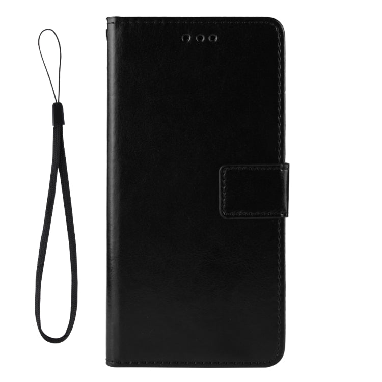 For UMIDIGI Bison GT Crazy Horse Texture Horizontal Flip Leather Case with Holder & Card Slots & Lanyard(Black) - More Brand by buy2fix | Online Shopping UK | buy2fix