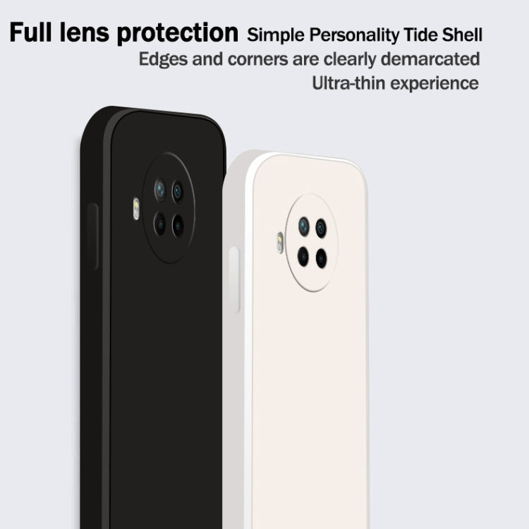 For Xiaomi Redmi Note 9 Pro Solid Color Imitation Liquid Silicone Straight Edge Dropproof Full Coverage Protective Case(Dark Green) - Xiaomi Accessories by buy2fix | Online Shopping UK | buy2fix