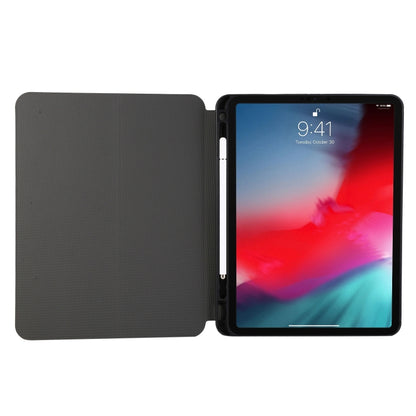 For iPad Air 13 2025 / 2024 / iPad Pro 12.9 2022 / 2021 Electric Pressed Texture Horizontal Flip Leather Tablet Case with Holder & Pen Slot(Dark Gray) - iPad Pro 12.9 (2022/2021) Cases by buy2fix | Online Shopping UK | buy2fix