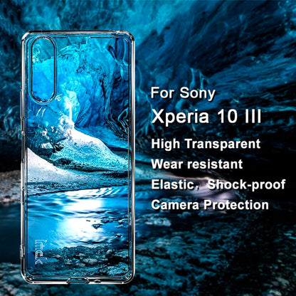 For Sony Xperia 10 III IMAK UX-5 Series Transparent Shockproof TPU Protective Case - Sony Cases by imak | Online Shopping UK | buy2fix