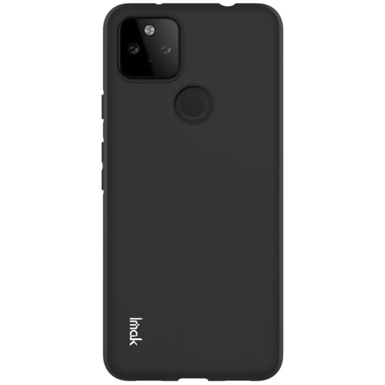 For Google Pixel 5a 5G IMAK UC-3 Series Shockproof Frosted TPU Protective Case(Black) - Google Cases by imak | Online Shopping UK | buy2fix