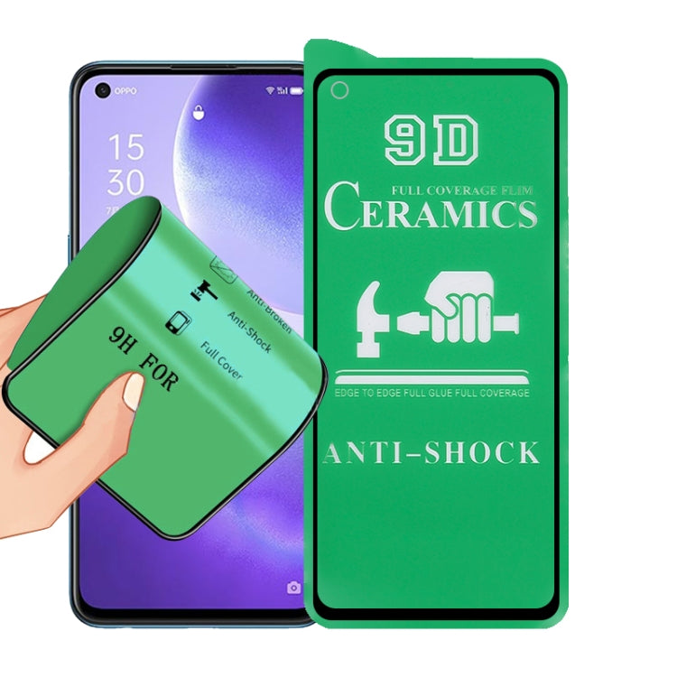 For OPPO Find X3 Lite 9D Full Screen Full Glue Ceramic Film - OPPO Tempered Glass by PINWUYO | Online Shopping UK | buy2fix