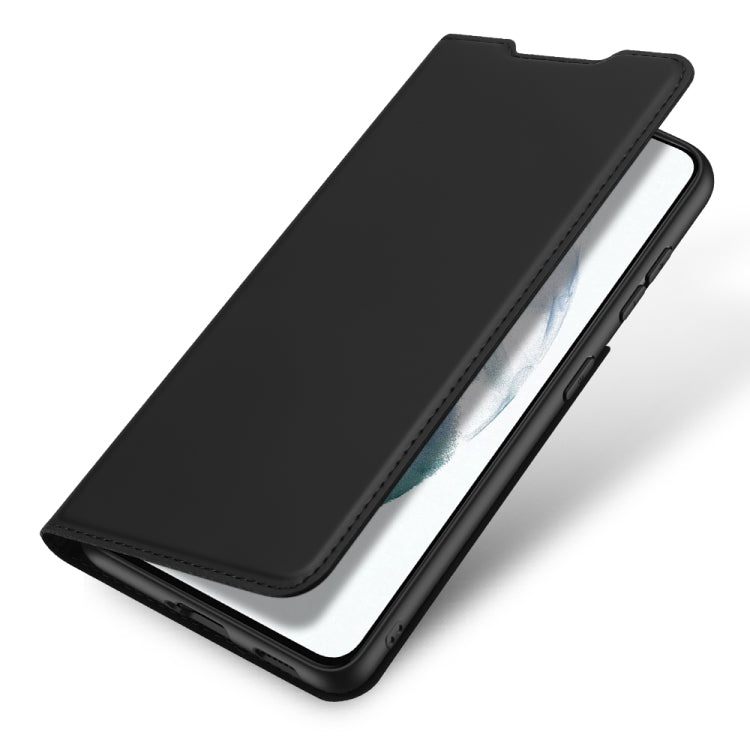 For Samsung Galaxy S21 FE DUX DUCIS Skin Pro Series Horizontal Flip PU + TPU Leather Case with Holder & Card Slots(Black) - Galaxy Phone Cases by DUX DUCIS | Online Shopping UK | buy2fix