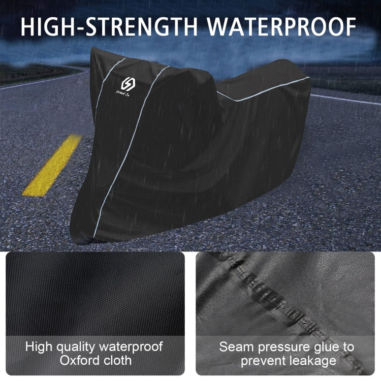 WUPP CS-1410A1 Motorcycle Thickened Oxford Cloth All-inclusive Waterproof Sun-proof Protective Cover, Size:S(Black) - Protective Gear by WUPP | Online Shopping UK | buy2fix