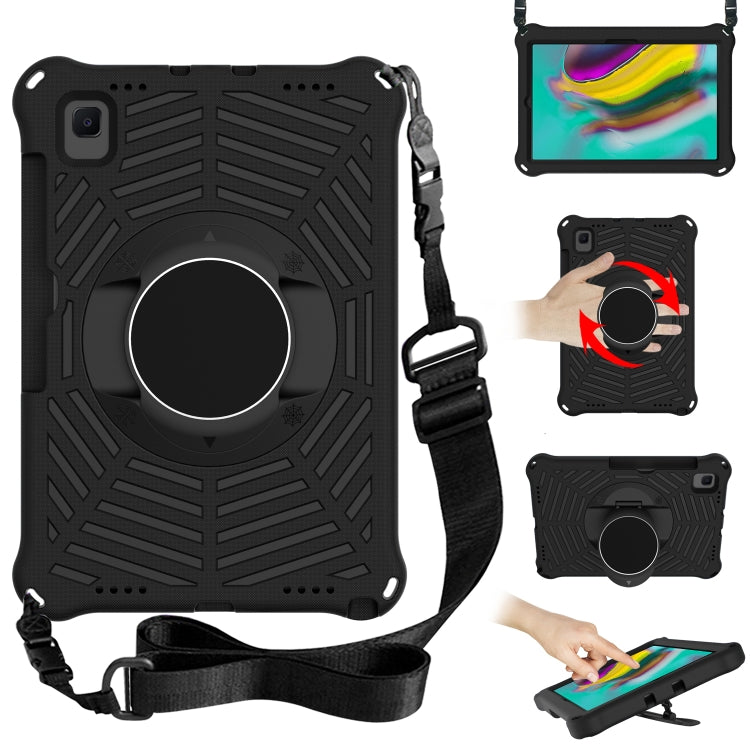 Spider King EVA Protective Case with Adjustable Shoulder Strap & Holder & Pen Slot For Samsung Galaxy Tab S5e 10.5 SM-T720 / SM-T725(Black) - Tab S5E 10.5 T720 / T725 by buy2fix | Online Shopping UK | buy2fix