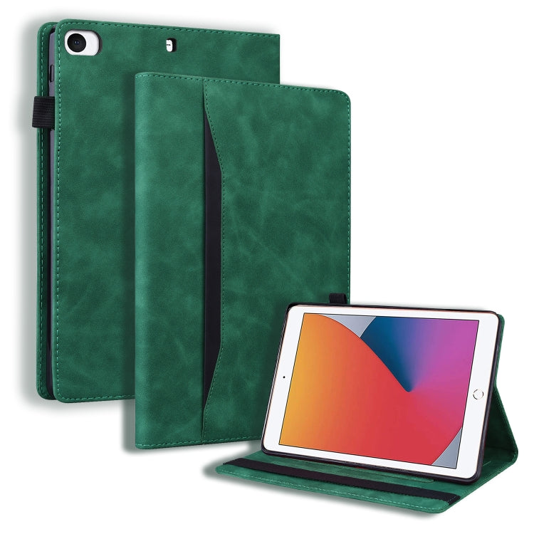 For iPad Mini 5 / 4 / 3 / 2 / 1 Business Shockproof Horizontal Flip Leather Case with Holder & Card Slots & Photo Frame & Pen Slot & Sleep / Wake-up Function(Green) - iPad Mini 4 & 3 & 2 & 1 Cases by buy2fix | Online Shopping UK | buy2fix