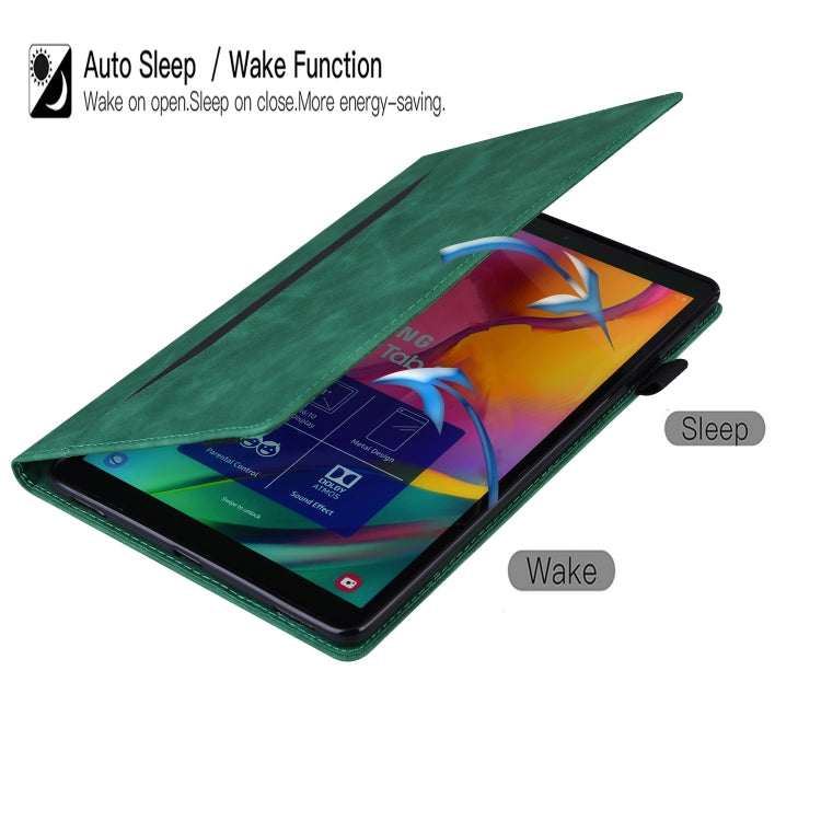 For iPad Mini 5 / 4 / 3 / 2 / 1 Business Shockproof Horizontal Flip Leather Case with Holder & Card Slots & Photo Frame & Pen Slot & Sleep / Wake-up Function(Green) - iPad Mini 4 & 3 & 2 & 1 Cases by buy2fix | Online Shopping UK | buy2fix