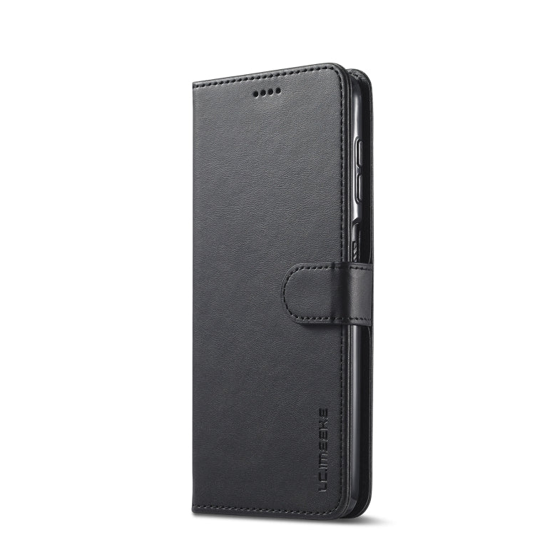 For Samsung Galaxy A22 4G LC.IMEEKE Calf Texture Horizontal Flip Leather Case with Holder & Card Slots & Wallet(Black) - Galaxy Phone Cases by LC.IMEEKE | Online Shopping UK | buy2fix