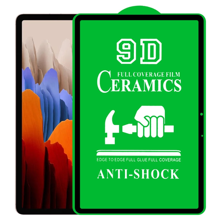 For Samsung Galaxy Tab S7+ 12.4 inch 9D Full Screen Full Glue Ceramic Film - For Samsung Tab by buy2fix | Online Shopping UK | buy2fix