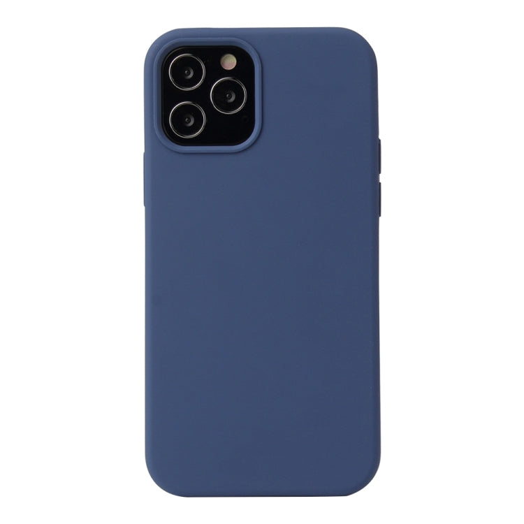 For iPhone 13 mini Solid Color Liquid Silicone Shockproof Protective Case (Diamond Blue) - iPhone 13 mini Cases by buy2fix | Online Shopping UK | buy2fix