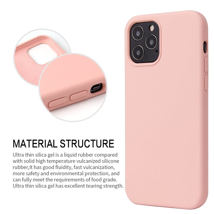 For iPhone 13 mini Solid Color Liquid Silicone Shockproof Protective Case (Sakura Pink) - iPhone 13 mini Cases by buy2fix | Online Shopping UK | buy2fix