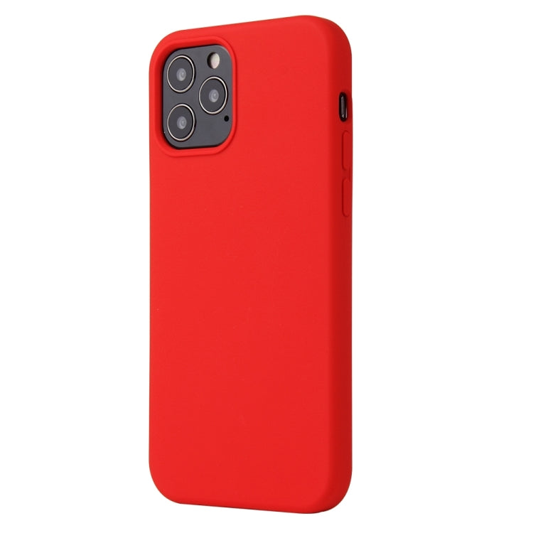 For iPhone 13 Pro Solid Color Liquid Silicone Shockproof Protective Case (Red) - iPhone 13 Pro Cases by buy2fix | Online Shopping UK | buy2fix