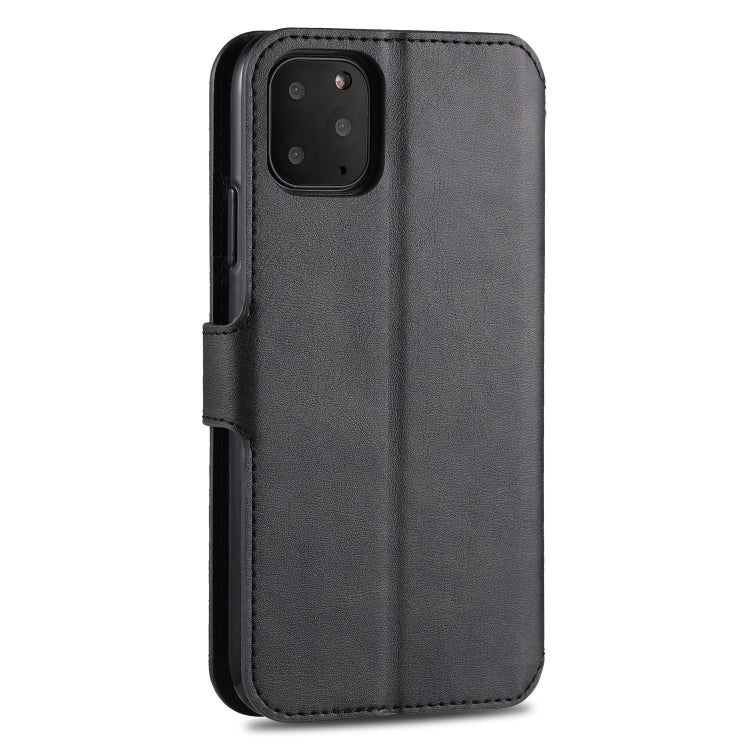 For iPhone 11 Pro AZNS Calf Texture Magnetic Horizontal Flip PU Leather Case with Holder & Card Slots & Photo Frame(Black) - iPhone 11 Pro Cases by AZNS | Online Shopping UK | buy2fix