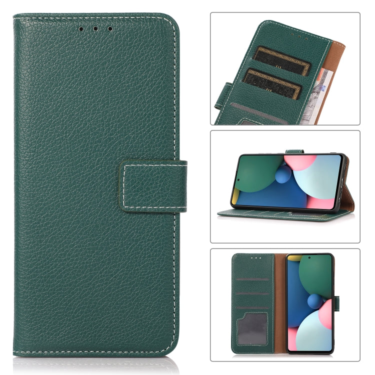 For Motorola Moto G30 / G20 / G10 4G Litchi Texture PU + TPU Horizontal Flip Leather Case with Holder & Card Slots & Wallet(Green) - Motorola Cases by buy2fix | Online Shopping UK | buy2fix