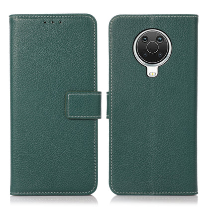 For Nokia G20 Litchi Texture PU + TPU Horizontal Flip Leather Case with Holder & Card Slots & Wallet(Green) - Nokia Cases by buy2fix | Online Shopping UK | buy2fix