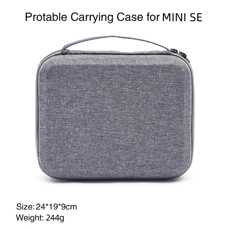 For DJI Mini SE Shockproof Carrying Hard Case Storage Bag, Size: 24 x 19 x 9cm(Grey + Black Liner) - DJI & GoPro Accessories by buy2fix | Online Shopping UK | buy2fix