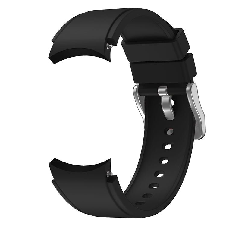 For Samsung Galaxy Watch4 Classic 42mm Silicone Watch Band(Black) - Smart Wear by buy2fix | Online Shopping UK | buy2fix