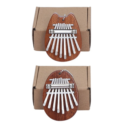 Mini 8 Tone Thumb Piano Kalimba Musical Instruments(Wood Egg) - Keyboard Instruments by buy2fix | Online Shopping UK | buy2fix