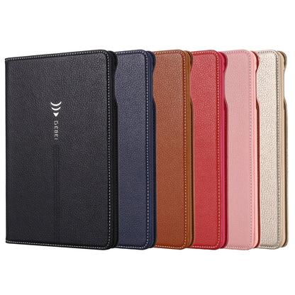 For iPad Mini 2019 & 4 & 3 & 2 & 1 GEBEI PU+TPU Horizontal Flip Protective Case with Holder & Card Slots(Brown) - iPad mini (2019) / mini 5 Cases by GEBEI | Online Shopping UK | buy2fix