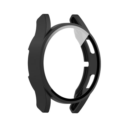 For Samsung Galaxy Watch4 40mm PC Protective Case with Tempered Glass Film(Black) - Smart Wear by buy2fix | Online Shopping UK | buy2fix