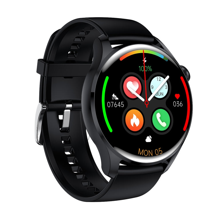 M103 1.35 inch IPS Color Screen IP67 Waterproof Smart Watch, Support Sleep Monitoring / Heart Rate Monitoring / Bluetooth Call / Music Playback, Style: Silicone Strap(Black) - Smart Wear by buy2fix | Online Shopping UK | buy2fix