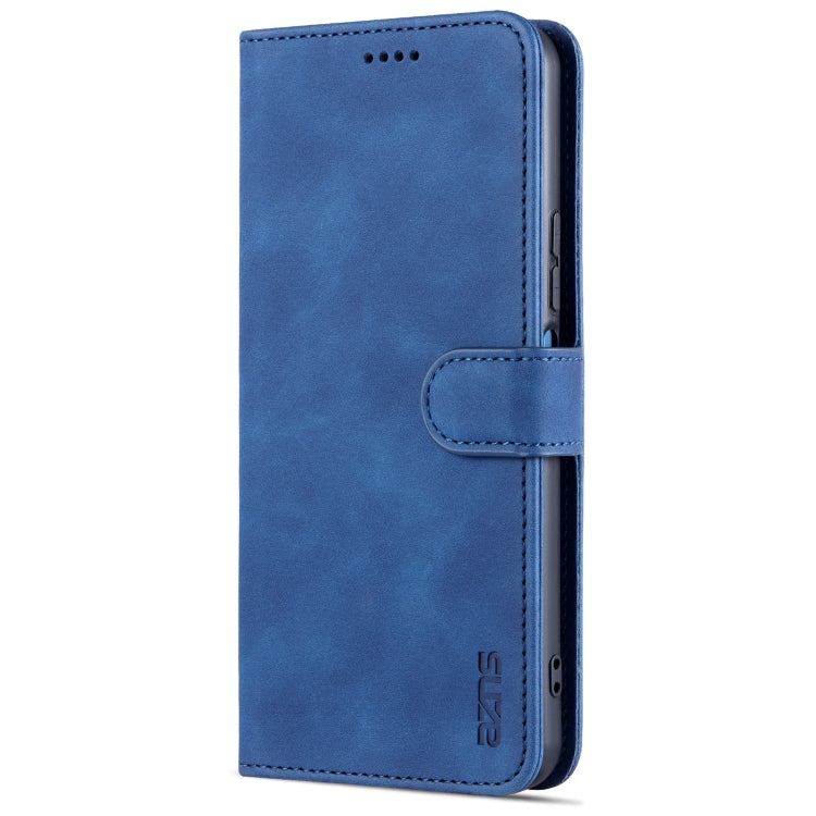 For vivo Y21 / Y33S AZNS Skin Feel Calf Texture Horizontal Flip Leather Case with Card Slots & Holder & Wallet(Blue) - vivo Cases by AZNS | Online Shopping UK | buy2fix