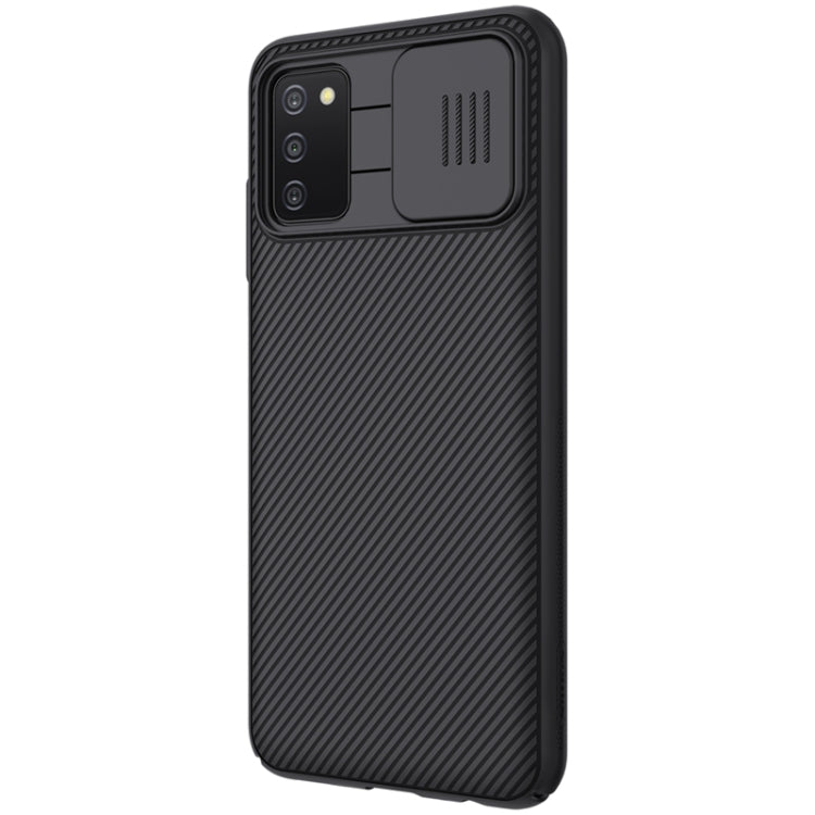 For Samsung Galaxy A03s / A037G NILLKIN Black Mirror Series PC Camshield Full Coverage Dust-proof Scratch Resistant Case(Black) - Galaxy Phone Cases by NILLKIN | Online Shopping UK | buy2fix