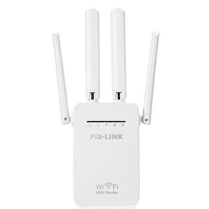 Wireless Smart WiFi Router Repeater with 4 WiFi Antennas, Plug Specification:US Plug(White) - Wireless Routers by buy2fix | Online Shopping UK | buy2fix