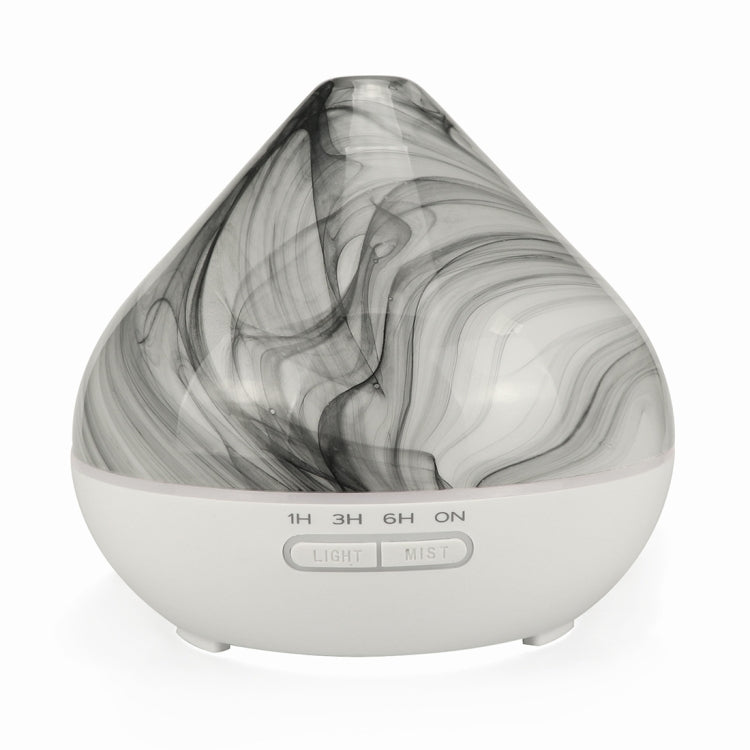 400ml Volcano Shape Humidifier Glass Aromatherapy Machine Automatic Alcohol Sprayer, Plug Specification:EU Plug(White) - Home & Garden by buy2fix | Online Shopping UK | buy2fix